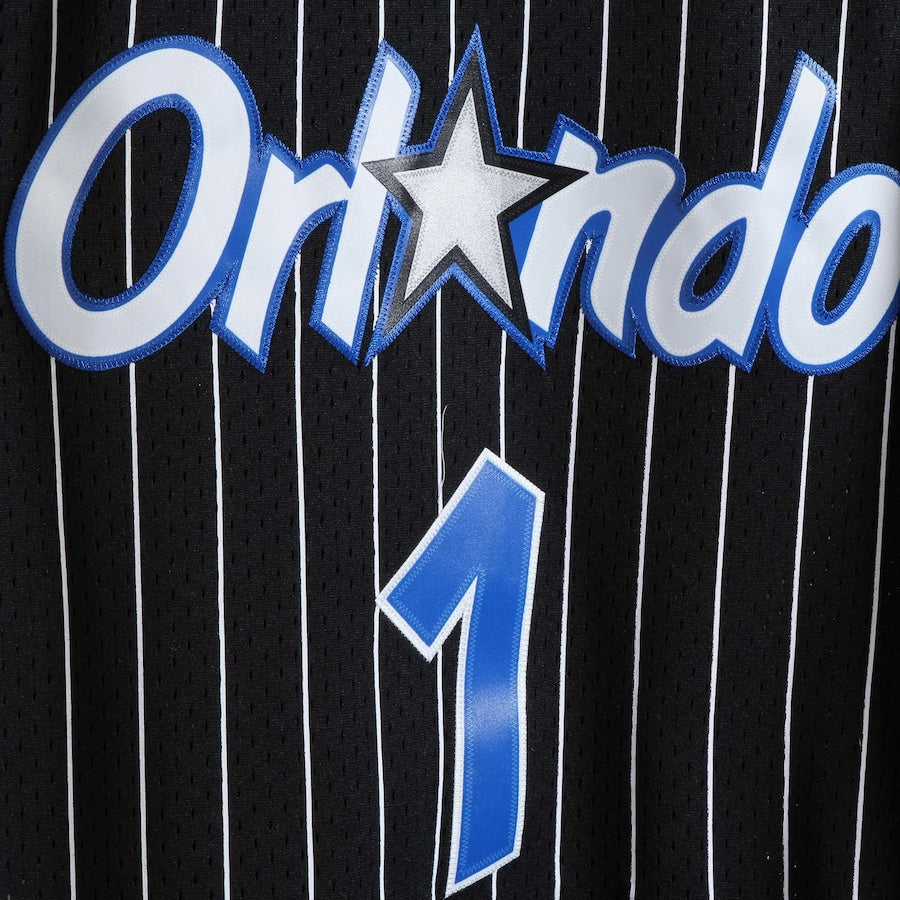 Orlando Magic Tracy McGrady 2003 Hardwood Classics Road Swingman Jersey By Mitchell & Ness - Black - Mens