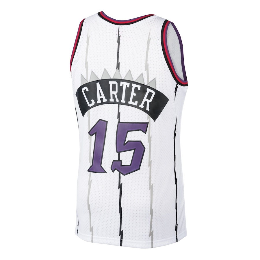 Toronto Raptors Vince Carter 1998 Hardwood Classics Home Swingman Jersey By Mitchell & Ness - White - Mens