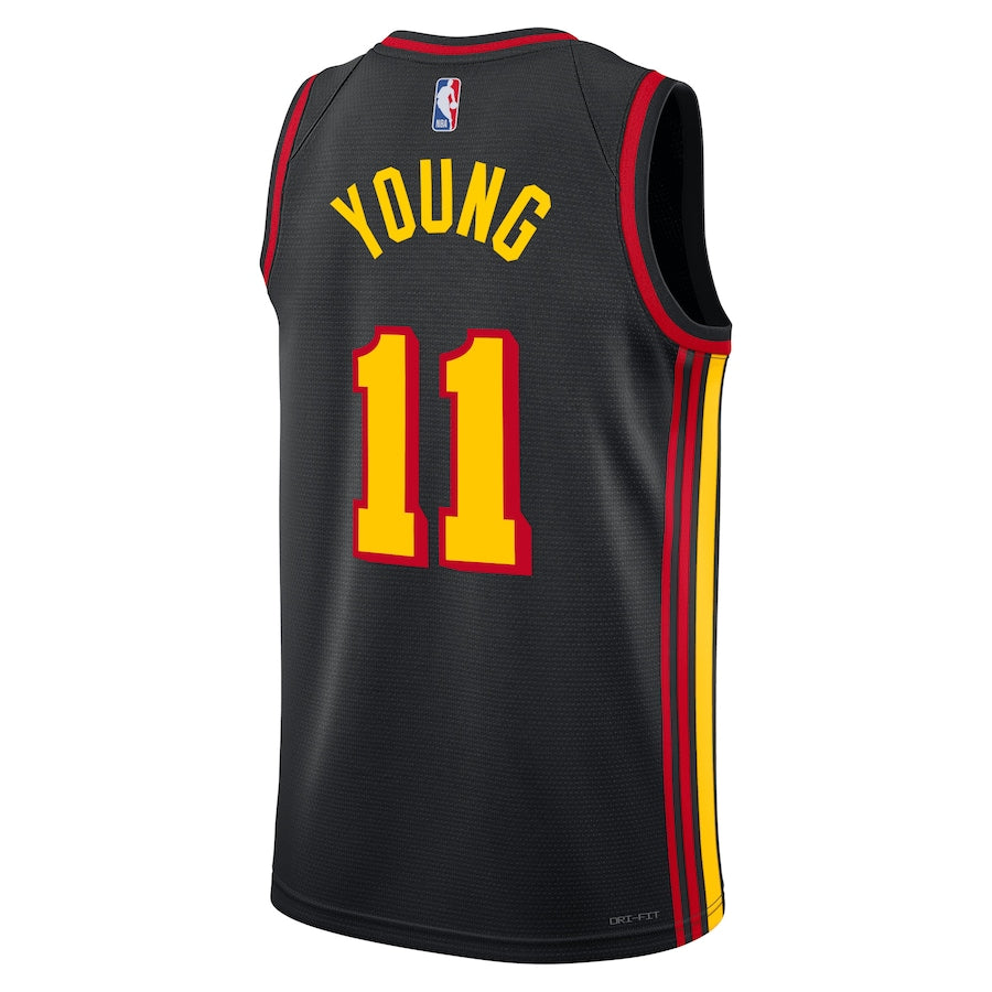 Atlanta Hawks Jordan Statement Edition Swingman Jersey - Black - Trae Young