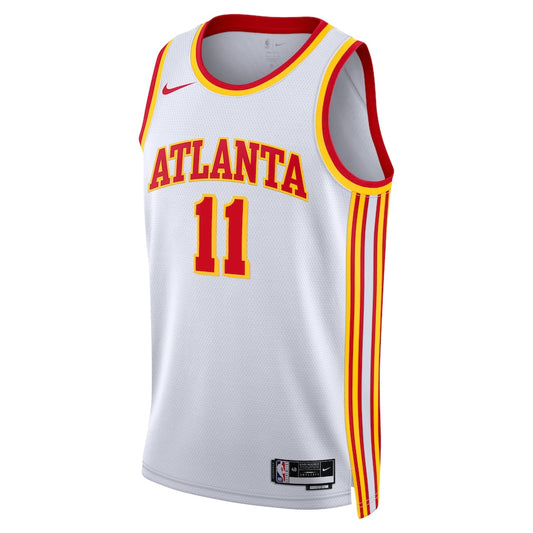 Atlanta Hawks Nike Association Edition Swingman Jersey - White - Trae Young