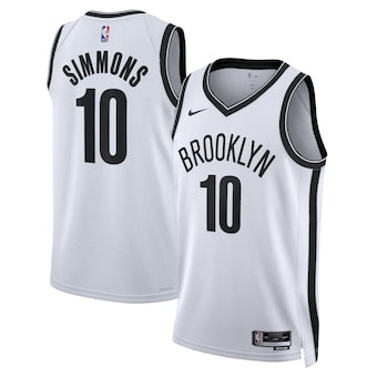 Brooklyn Nets Nike Association Edition Swingman Jersey - White - Ben Simmons