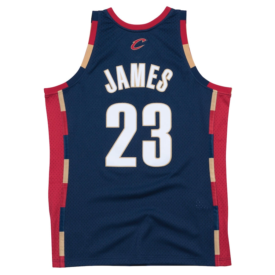 Cleveland Cavaliers LeBron James 2008 Hardwood Classics Swingman Jersey - Navy - Mens