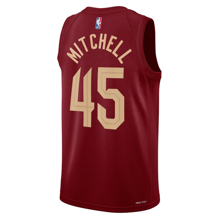 Cleveland Cavaliers Nike Icon Edition Swingman Jersey - Maroon - Donovan Mitchell