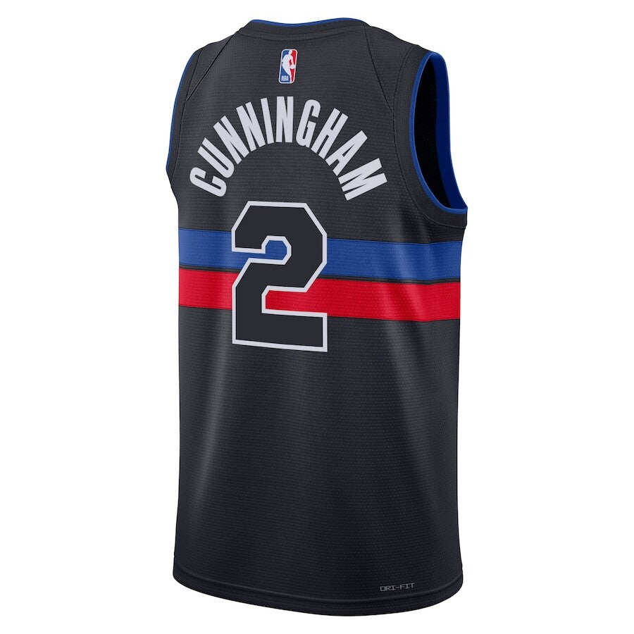 Detroit Pistons Jordan Statement Edition Swingman Jersey - Blue - Cade Cunningham