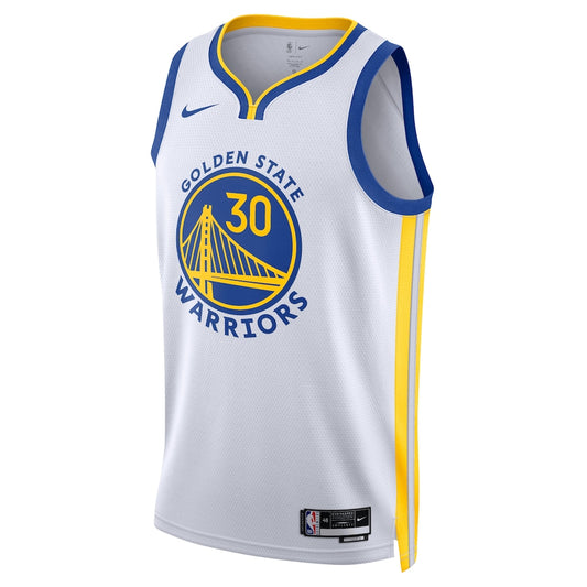 Golden State Warriors Nike Association Edition Swingman Jersey - White - Stephen Curry