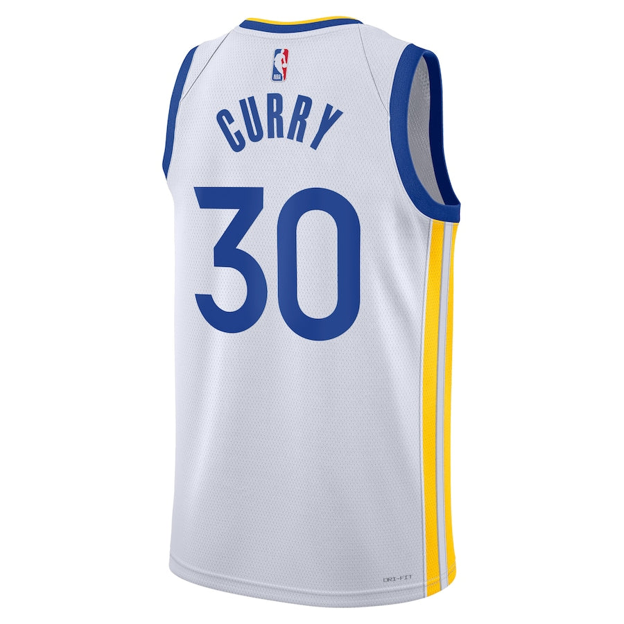 Golden State Warriors Nike Association Edition Swingman Jersey - White - Stephen Curry