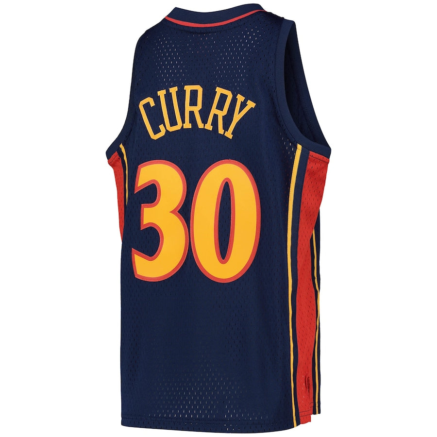 Golden State Warriors Stephen Curry 2009 - 10 Hardwood Classics Jersey - Navy