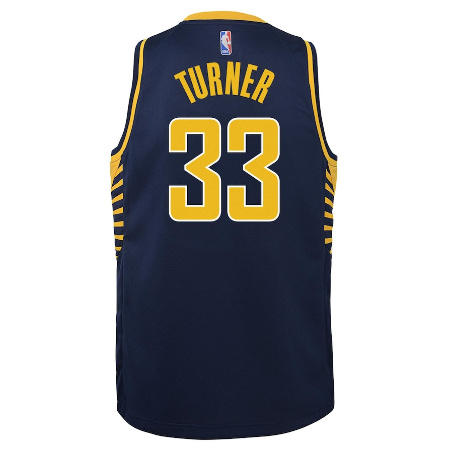 Indiana Pacers Nike Icon Edition Swingman Jersey - Navy - Myles Turner