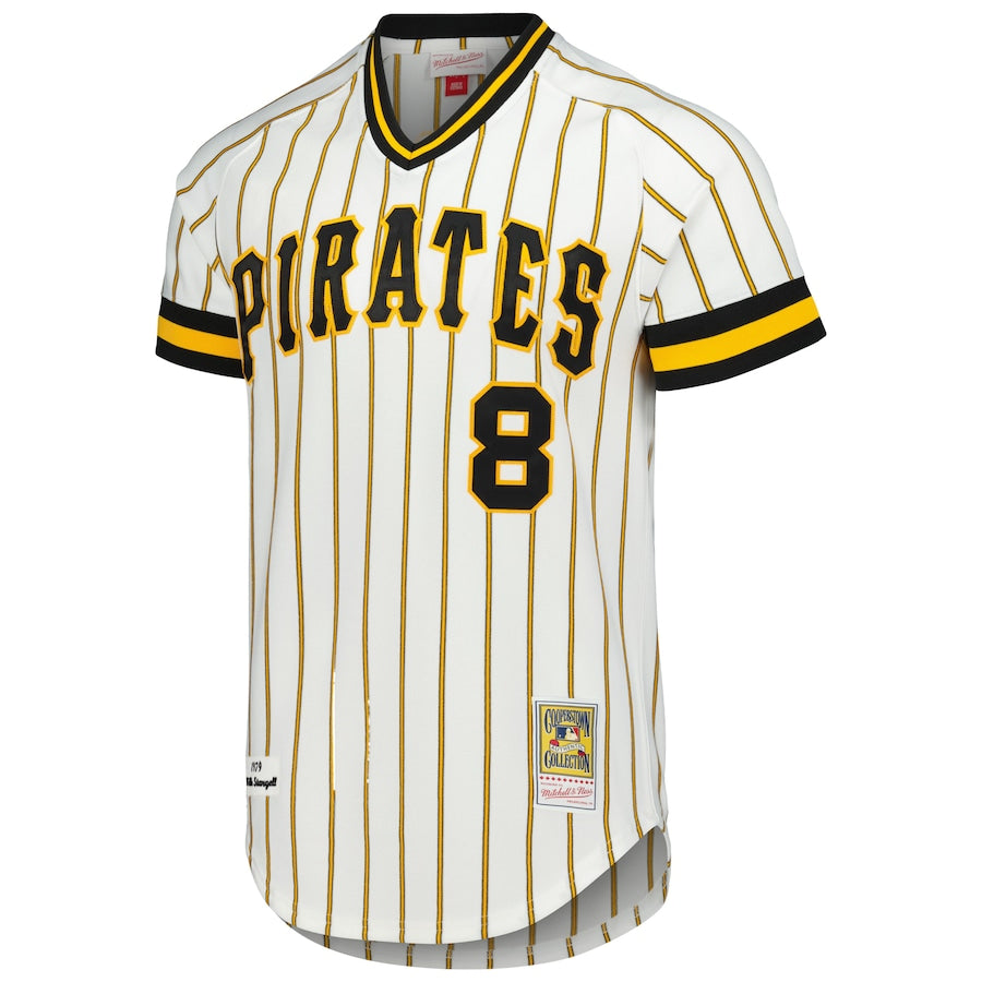 Men's Pittsburgh Pirates Willie Stargell Mitchell & Ness White Cooperstown Collection 1979 Authentic Jersey