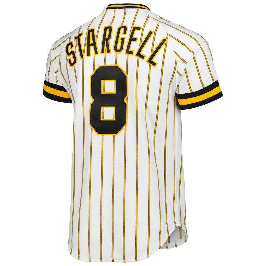 Men's Pittsburgh Pirates Willie Stargell Mitchell & Ness White Cooperstown Collection 1979 Authentic Jersey