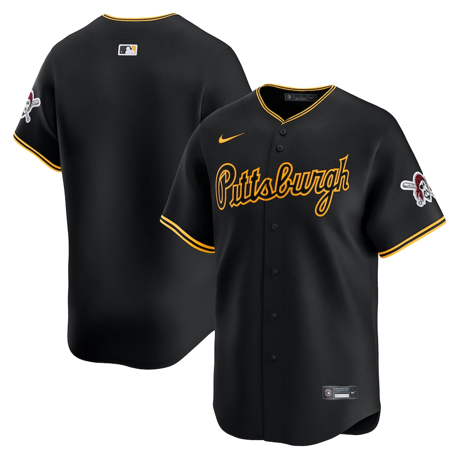 Men's Pittsburgh Pirates Nike Black Alternate Limited Jersey