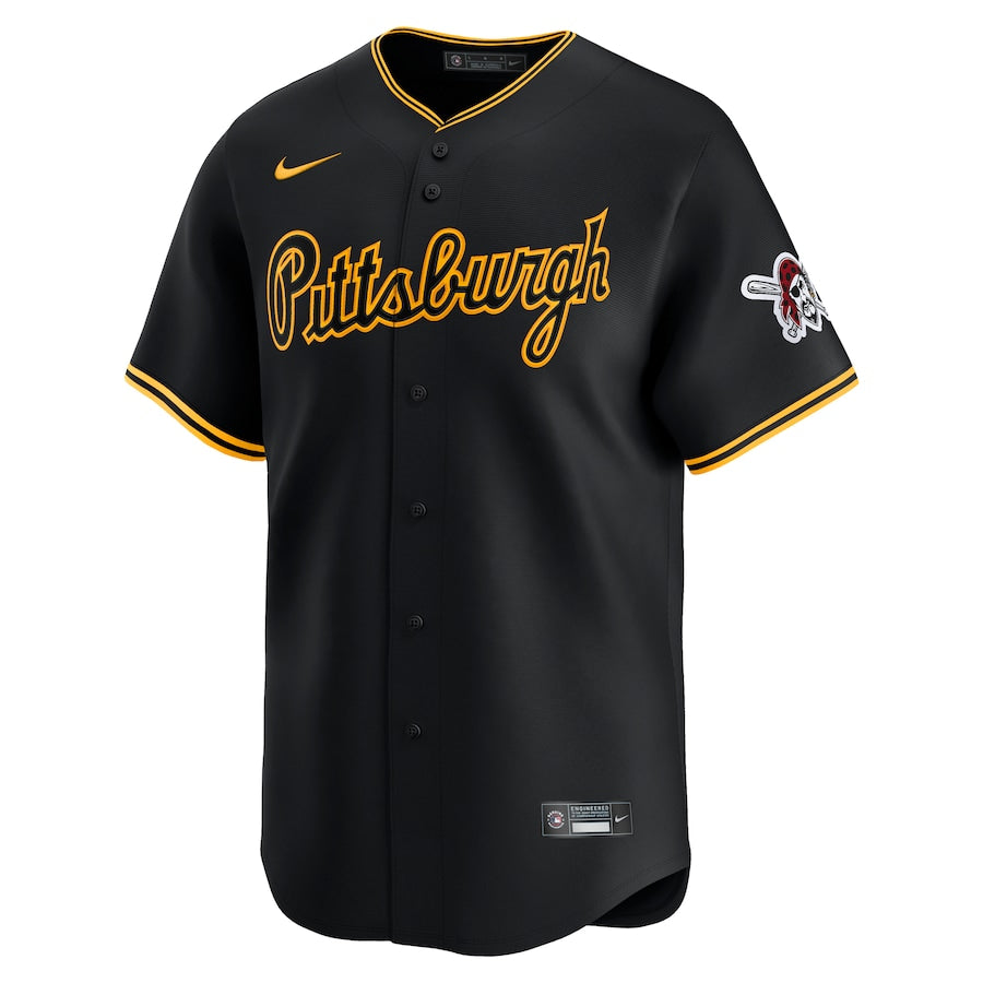 Men's Pittsburgh Pirates Nike Black Alternate Limited Jersey