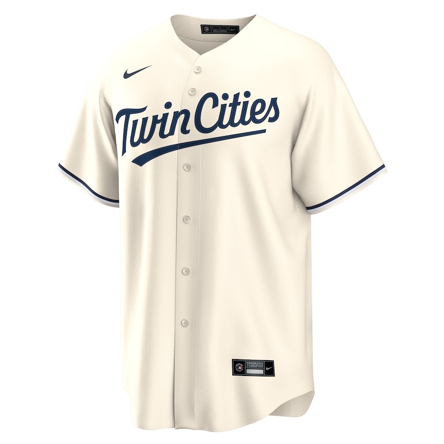 Men's Minnesota Twins Nike Cream Alternate Replica Team Jersey