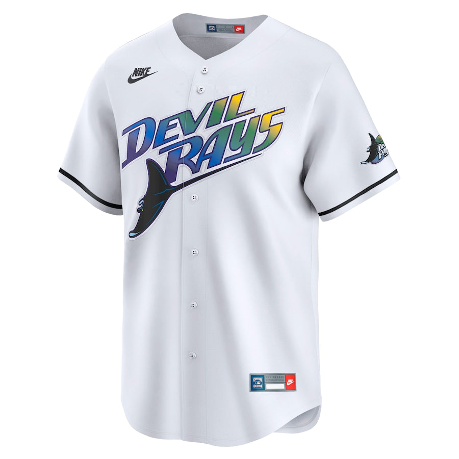 Men's Tampa Bay Rays Fred McGriff Nike White Throwback Cooperstown Limited Jersey