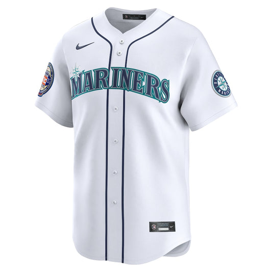 Men's Seattle Mariners Ichiro Suzuki Nike White 2025 National Baseball Hall of Fame Nike Home Limited Player Jersey