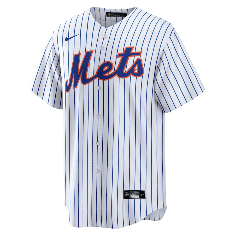 Men's New York Mets Nike White Home Replica Player Jersey