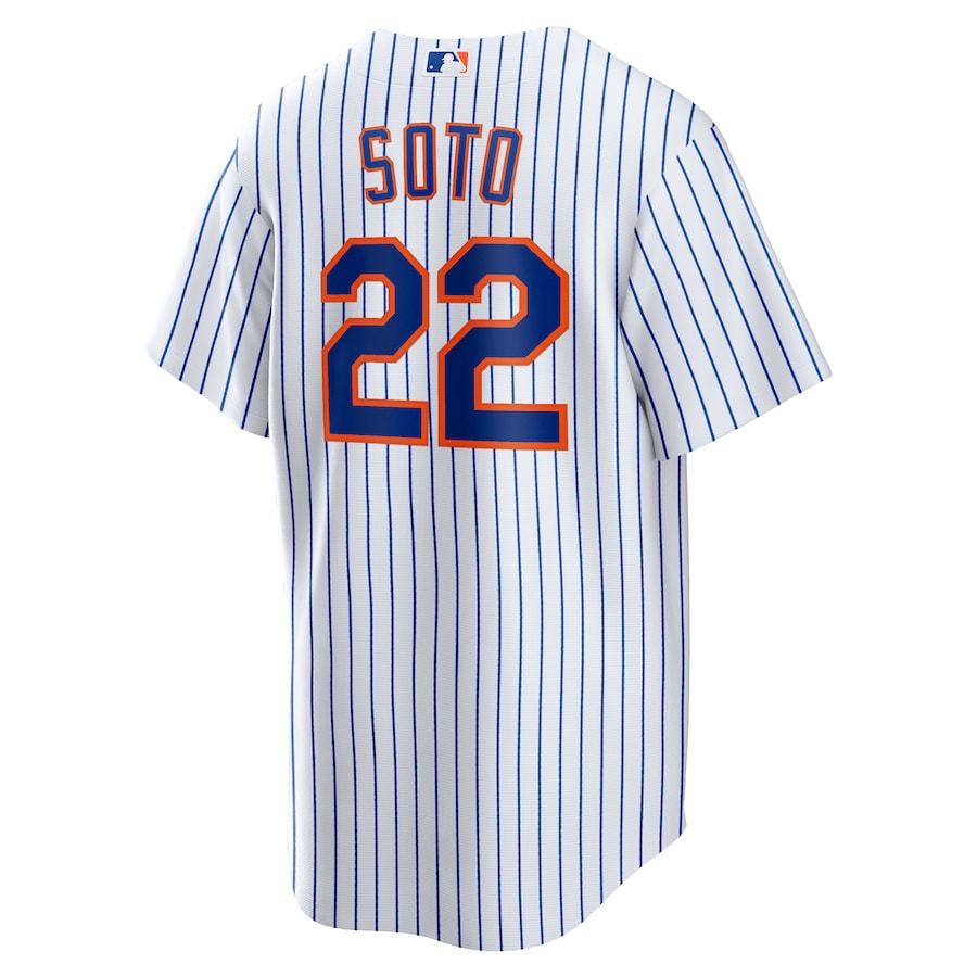 Men's New York Mets Nike White Home Replica Player Jersey