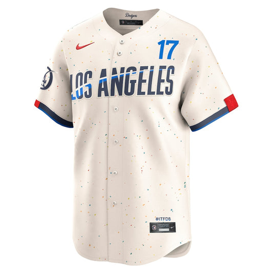 Men's Los Angeles Dodgers Shohei Ohtani Nike Cream City Connect Limited Player Jersey