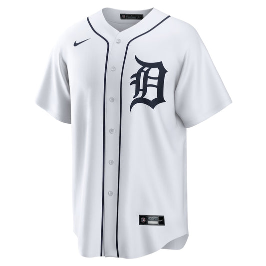 Men's Detroit Tigers Tarik Skubal Nike White Home Replica Jersey