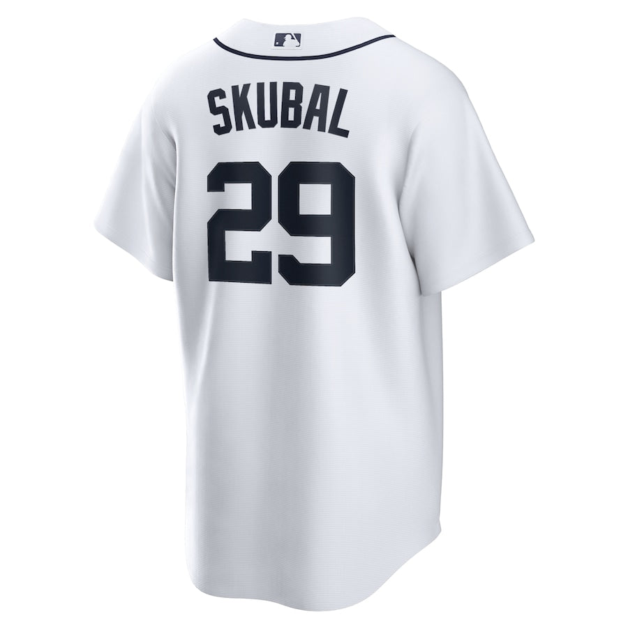 Men's Detroit Tigers Tarik Skubal Nike White Home Replica Jersey