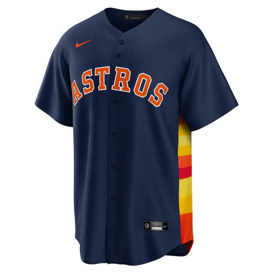 Men's Houston Astros Yordan Álvarez Nike Navy Alternate Replica Player Jersey