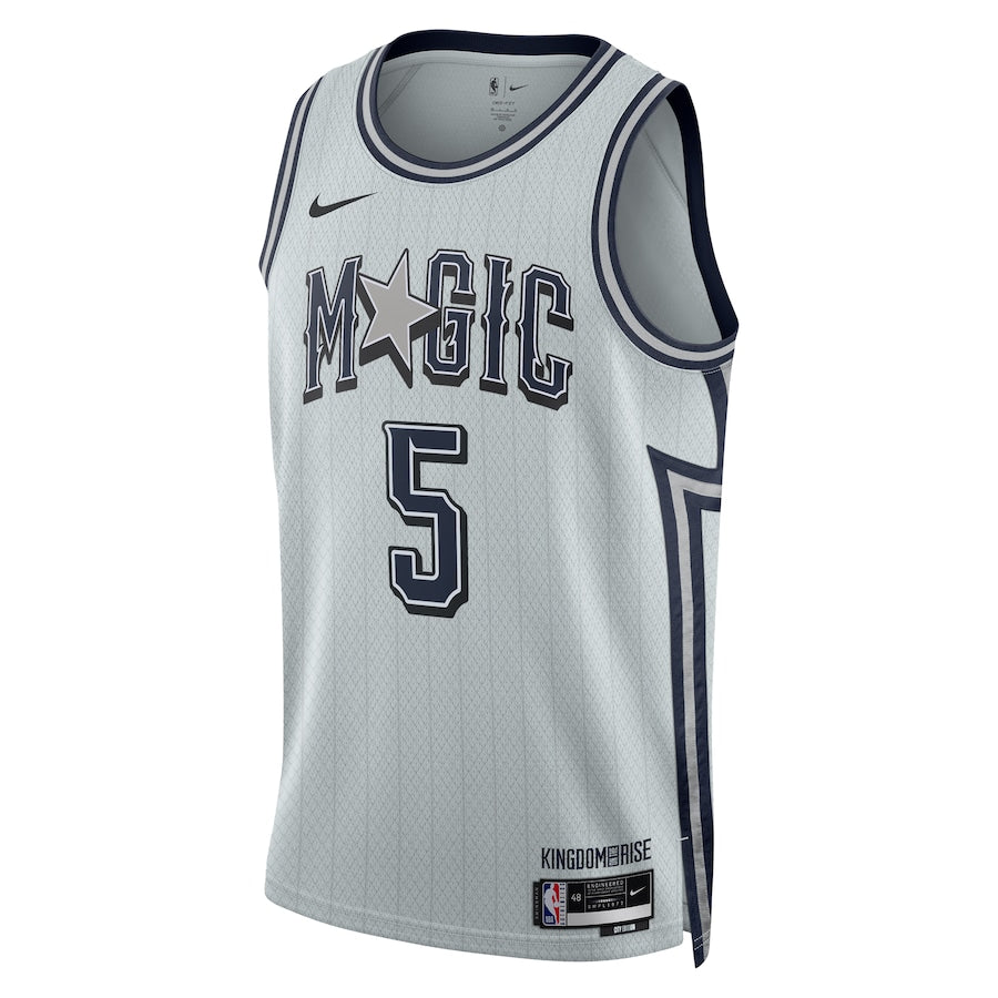 Orlando Magic Nike City Edition Swingman Jersey 2024 - Silver - Paolo Banchero