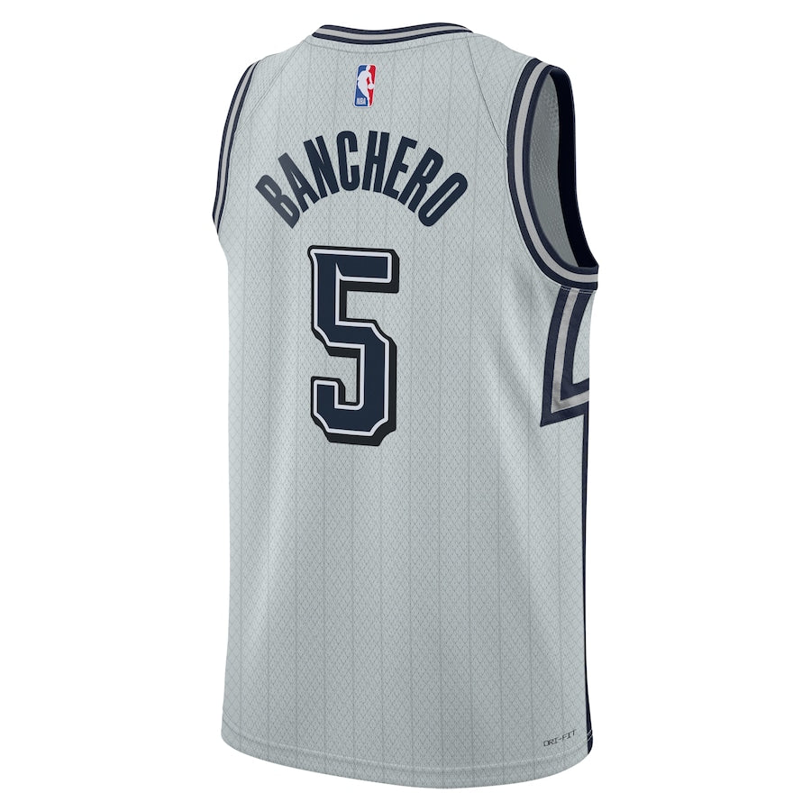 Orlando Magic Nike City Edition Swingman Jersey 2024 - Silver - Paolo Banchero