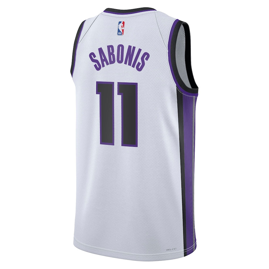 Sacramento Kings Nike Association Edition Swingman Jersey - White - Domantas Sabonis