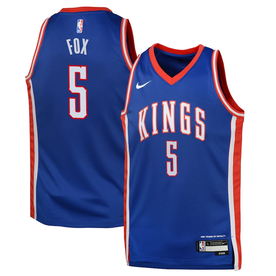 Sacramento Kings Nike City Edition Swingman Jersey 2024 - Blue - De'Aaron Fox