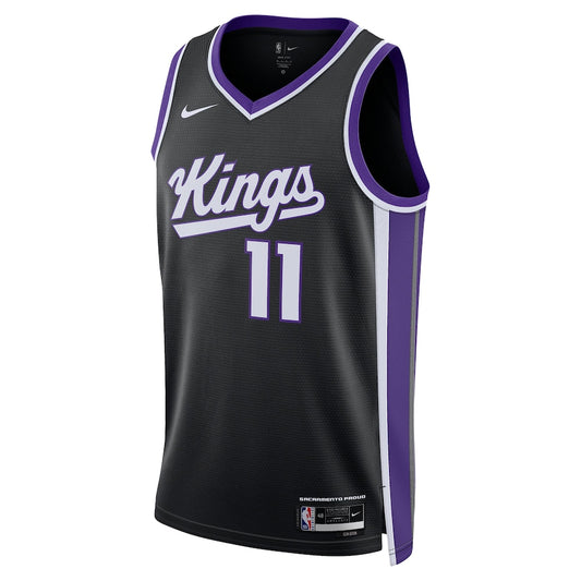 Sacramento Kings Nike Icon Edition Swingman Jersey - Black - Domantas Sabonis