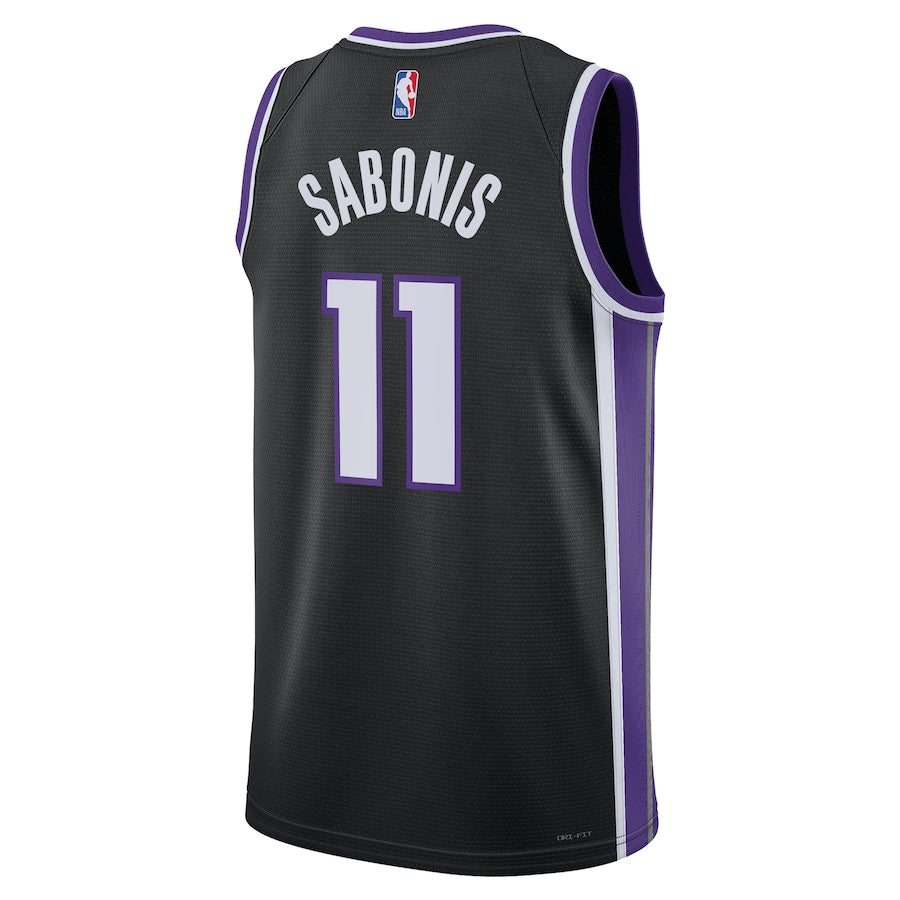 Sacramento Kings Nike Icon Edition Swingman Jersey - Black - Domantas Sabonis