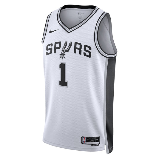 San Antonio Spurs Nike Association Edition Swingman Jersey - White - Victor Wembanyama