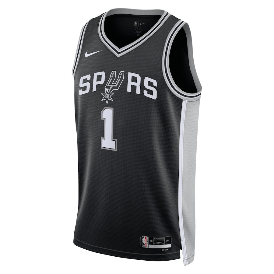 San Antonio Spurs Nike Icon Swingman Jersey - Victor Wembanyama - Mens