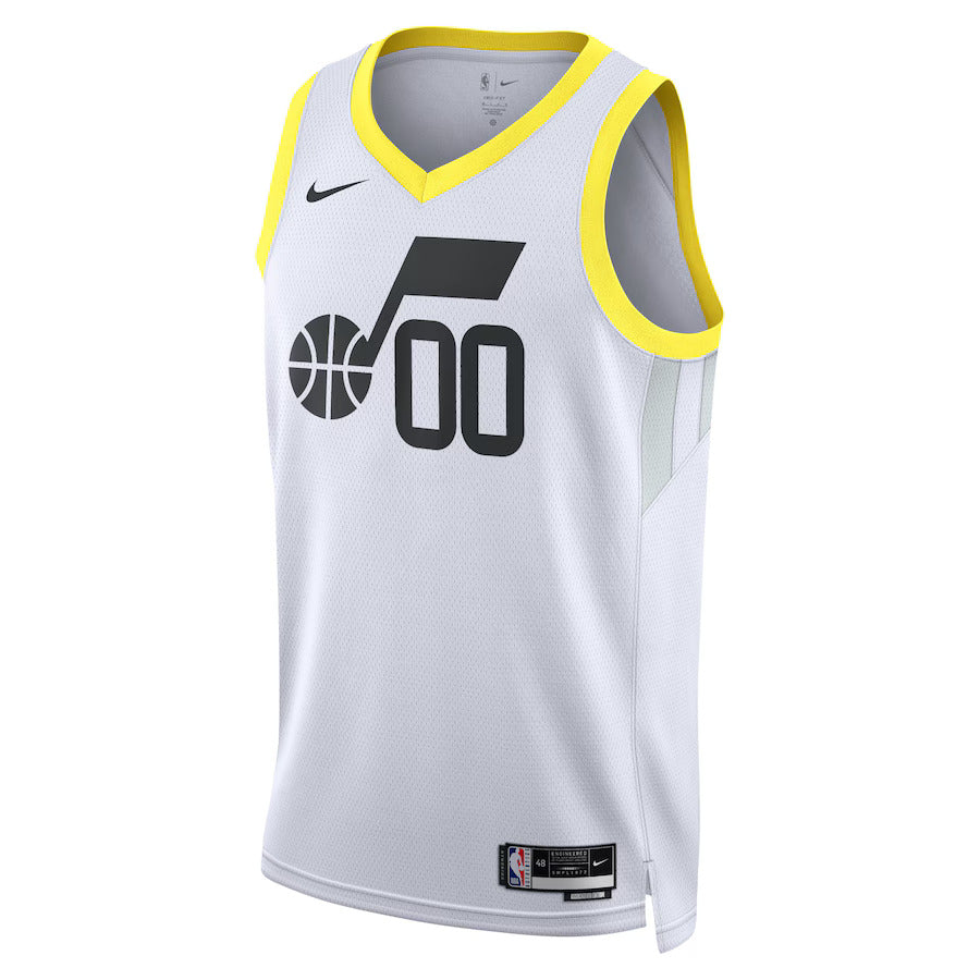 Utah Jazz Nike Association Edition Swingman Jersey - White - Jordan Clarkson