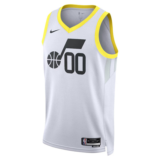 Utah Jazz Nike Association Edition Swingman Jersey - White - Jordan Clarkson