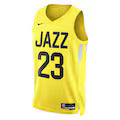 Utah Jazz Nike Icon Edition Swingman Jersey - Gold - Lauri Markkanen