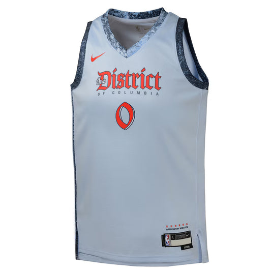 Washington Wizards Nike City Edition Swingman Jersey 2024 - Blue - Bilal Coulibaly