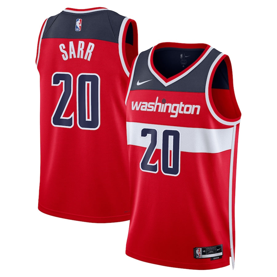 Washington Wizards Nike Icon Swingman Jersey - Red - Alexandre Sarr