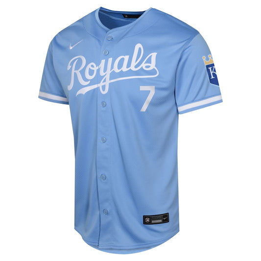 Kansas City Royals Bobby Witt Nike Light Blue Alternate Limited Player Jersey