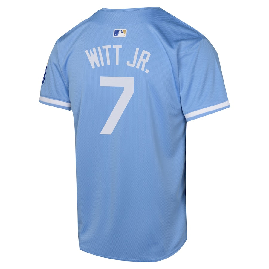 Kansas City Royals Bobby Witt Nike Light Blue Alternate Limited Player Jersey