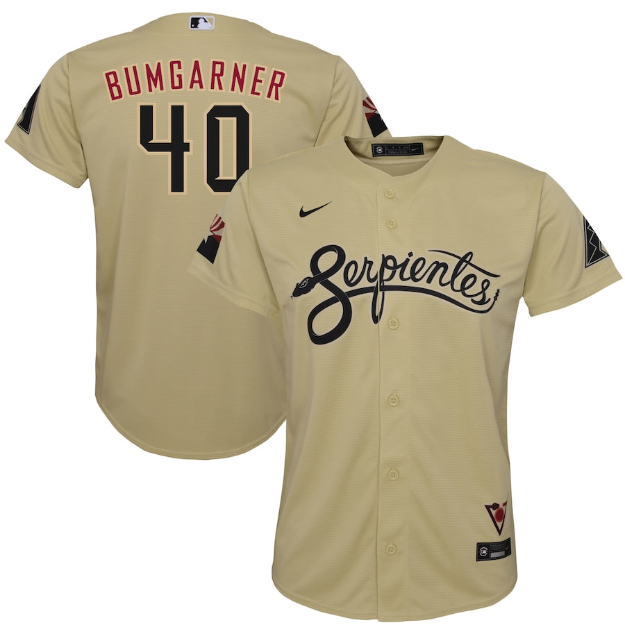 Arizona Diamondbacks Madison Bumgarner Nike Sand City Connect Replica Player Jersey